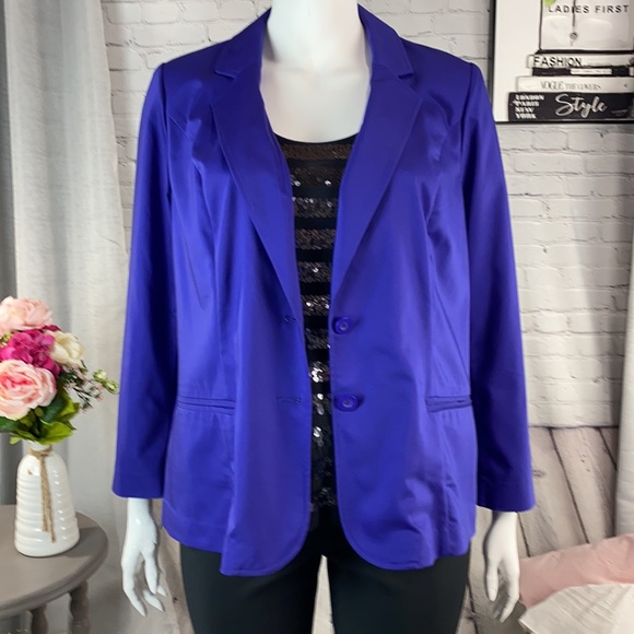 Lane Bryant Jackets & Blazers - NWT: Lane BRYANT Purple Jacket Size: 24